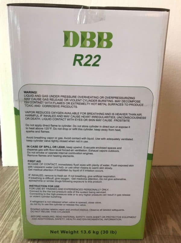 น้ำยาแอร์ DBB รุ่น R22