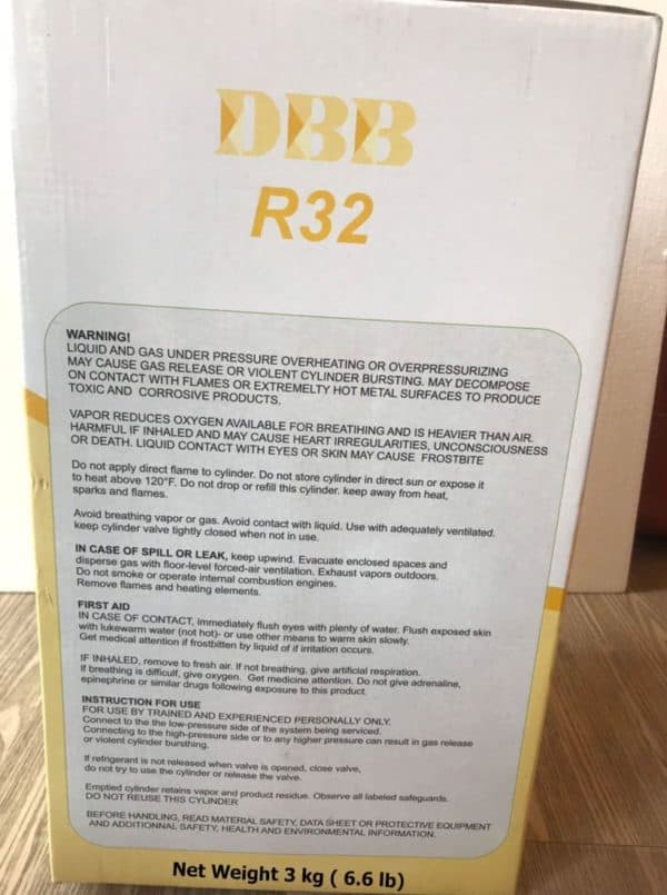 น้ำยาแอร์ DBB รุ่น R32 3kg